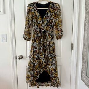 Abercrombie Floral V-Neck Dress